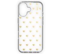iDeal of Sweden iDeal of Sweden Coque miroir iPhone 16 Golden Hearts Dorée