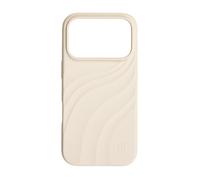 iDeal of Sweden Coque Soft Swirl Silicone MagSafe pour Apple iPhone 17 Pro Max - Cloud Dancer
