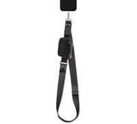 iDeal of Sweden iDeal of Sweden Utility Phone Strap Corde de téléphone universelle Black Croco Noir