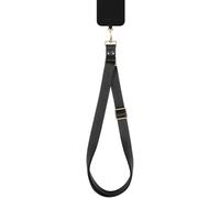 iDeal of Sweden iDeal of Sweden Webbing Phone Strap Black Gold Noir