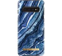 Coque pour Samsung Galaxy S10 Modèle Fashion Case Motif Marbré Bleu