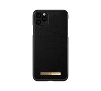 iDeal of Sweden Saffiano Coque arrière Compatible avec iPhone 11 Pro Max Noir