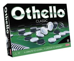 IDEAL , Othello Classic Game: A minute to learn… a lifetime to master! , Family Strategy Game , For 2 Players , Ages 7+