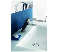 Ideal Standard A5646AA Mitigeur monocommande Ceramix Blue avec robinetterie d'évacuation à bouton Chromé