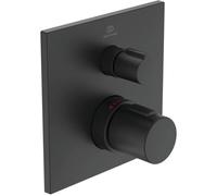 Ideal Standard A6956XG Ceratherm C100 Thermostat de Bain, Noir Soie, Unterputz