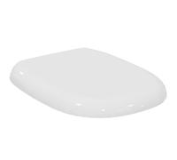 Ideal Standard Abattant WC TESI T663001 Lunette toilette Siège WC Facile à installer Résistant Ne rouille pas Fixations incluses Blanc,Modèle authentique