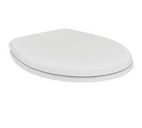 Ideal Standard Abattant WC Universel, Lunette Toilette, Siège WC, Abattant Frein de chute, Blanc,Modèle authentique W303001