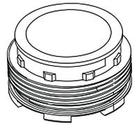 Ideal Standard aérateur cache A962058NU Cascasde M24x1