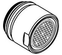 Ideal Standard aérateur M18x1, complet, 5ltr./min., A963369AA chrome