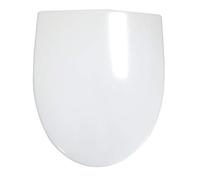 Ideal Standard - Aile, couvercle de toilette compatible enveloppant à fermeture ralentie, couvercle de toilette en forme de D, blanc