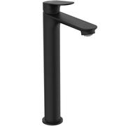 Ideal Standard Alero Mitigeur de lavabo, hauteur du bec 240 mm, robinet de salle de bains économe en eau, particulièrement durable, avec bonde (Silk Black)