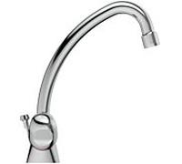 Ideal Standard Alpha mitigeur lavabo B2038AA chromé , chromé 155 mm, avec garniture de vidage