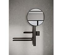 Ideal Standard Alu+ Beauty Bar M700 BD588XG avec porte-serviettes et Spiegel 320mm, Silk noir