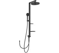 Ideal Standard Alu+ ensemble de douche mural avec douche pluie noir BD585XG