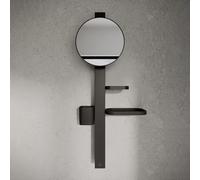 Ideal Standard Alu+ Beauty Bar S700 BD589XG avec Ablagen et Spiegel 200mm, noir soie