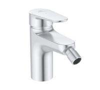 Robinet de bidet Ideal Standard Alu+ BE132SI, saillie 115 mm, BlueStart, avec garniture de vidage , Argent