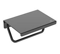 Ideal Standard Alu+ porte-rouleau de papier BD592XG Soie Noir, à suspendre
