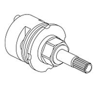 Ideal Standard arrêter u. vanne de commutation therm.A962480NU Easy-Box