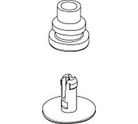 Fixations Ideal Standard Vis à épaulement avec capuchon Chromé A962149AA