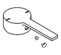 Ideal Standard avec NEON rouge / bleu, chrome A960717AA