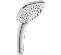 Douchette Ideal Standard Idealrain Cube B0003AA, économique en eau, 3 fonctions, 24,5 x 10 cm, chromée
