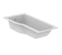 Ideal Standard - Baignoire-douche asymétrique version gauche 170x70-80cm acrylique blanc - CONNECT AIR