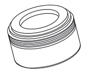 Ideal Standard barboteur laminaire B960457AA M24 X 2000 , antivol