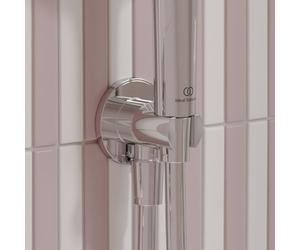 Ideal Standard Basento Raccord mural coudé avec support, BE723AA,