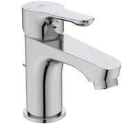 Ideal Standard BC647AA Mitigeur lavabo avec vidage Alpha, Chrome, Con asta di comando e piletta