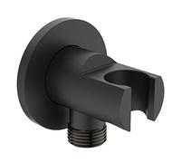 Ideal Standard Raccordement mural Atelier BC807XG noir soie avec support de douche