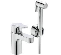 Ideal Standard BC834AA Mitigeur de lavabo Cerabase H80 avec douchette latérale sans vidage 10,6 cm Chromé