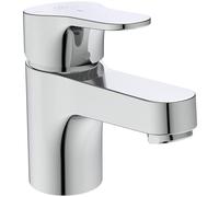 Ideal Standard BD395AA Mitigeur de lavabo Cerabase H60 avec tirette d'écoulement 10,6 cm BlueStart Chromé