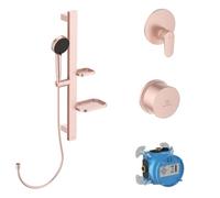 pack de robinetterie Ideal Standard Alu+ BE127RO mitigeur de douche, rosé