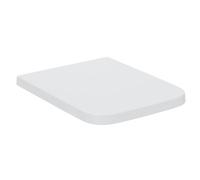 Ideal Standard Siège WC Blend T392701, fermeture douce, charnières amovibles en inox, blanc