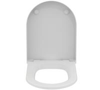 Ideal Standard Siège WC Blend T376101 charnières amovibles en acier inoxydable blanc
