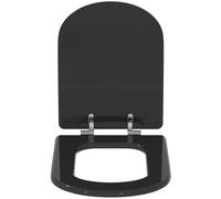 Ideal Standard Calla Siège de WC, Sandwich, Softclose, 365x430x50 mm, E2518GB, Couleur: Noir