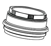 Ideal Standard cap CERAPLUS, M50X1, B960627AA chrome