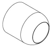 Ideal Standard capuchon A960048, A960048AA chrome