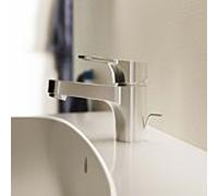 Ideal Standard Cerabase H60 mitigeur lavabo BD393AA chromé , avec garniture de vidange en métal , projection 106mm