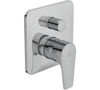 IDEAL STANDARD Cerafine D Mitigeur pour Bain - Douche Encastré 1 Sortie Robinet salle de bain Avec Inverseur A Encastrer Chrome A7348AA