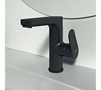 Ideal Standard Cerafine O mitigeur lavabo BC703XG 15,5 cm, avec métal garniture de vidange , noir de soie