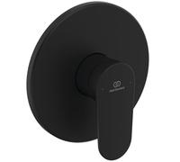 Ideal Standard Cerafine O Nuovo Mitigeur de douche encastré avec verrouillage de la température à 40°C, mitigeur monocommande - Noir Mat