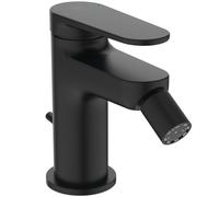 Ideal Standard Cerafine O Nuovo Robinet bidet, Hauteur bec 68 mm, 3,8l/min, design arrondi, installation simple Easy Fix - Noir Mat (48x147x121mm)