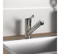 Ideal Standard Ceralife Mitigeur de cuisine pivotant avec douchette extractible, BE245AA,