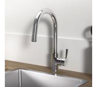 Ideal Standard Ceralife Mitigeur de cuisine pivotant avec douchette extractible, BE255AA,