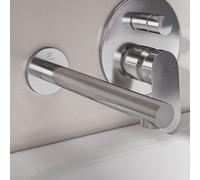 Bec mural Ideal Standard Ceralife O BE030AA, saillie 228 mm, pour baignoire, chromé