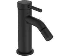Ideal Standard Ceraline Nuovo Robinet de bidet sans bonde - Robinet monocommande économe en eau en noir (Silk Black)