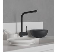 Ideal Standard Robinet de cuisine Ceraline BC174XG – bec haut – Silk Black