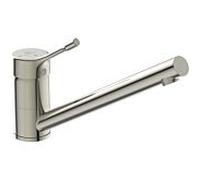 Ideal Standard CeraLook robinet de cuisine BC292GN BlueStart, saillie 230 mm, aspect acier inoxydable