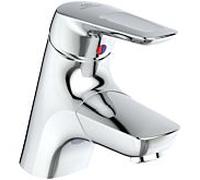 Ideal Standard Mitigeur de lavabo A5654AA CeraMix Blue Lift – Système d'évacuation Chromé